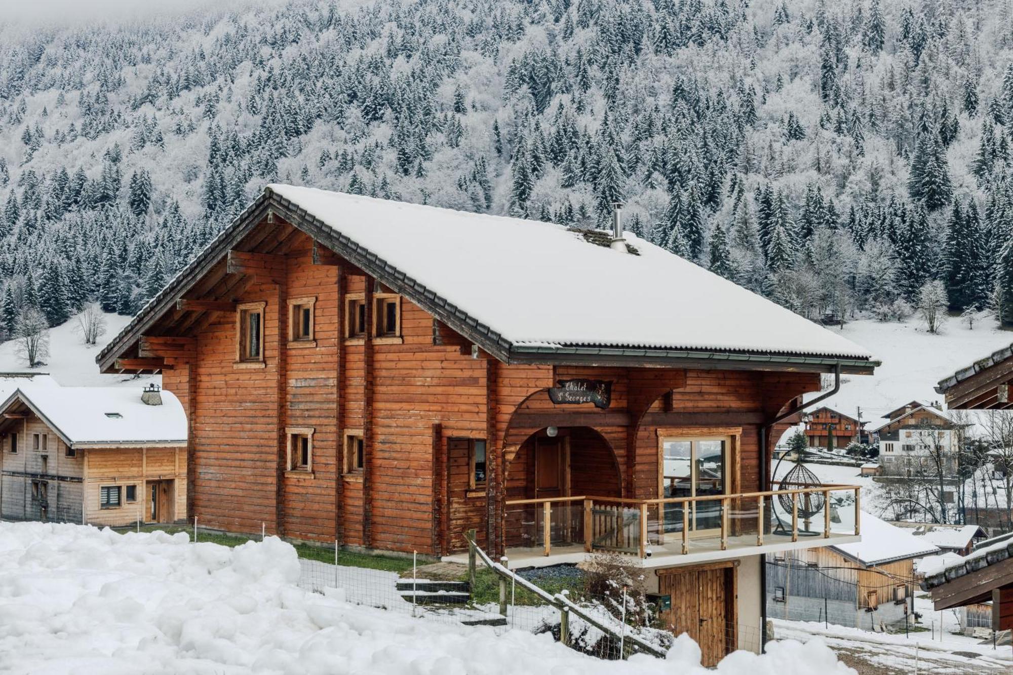 Chalet Le Saint Georges, Morzine, Proche Centre Exteriör bild